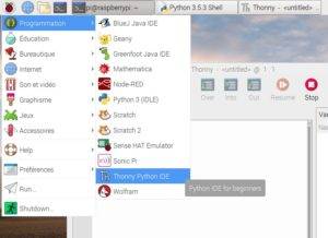 raspbian thonny